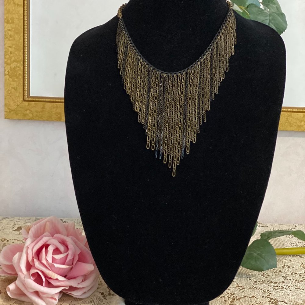 Unique Metal Chain Necklace